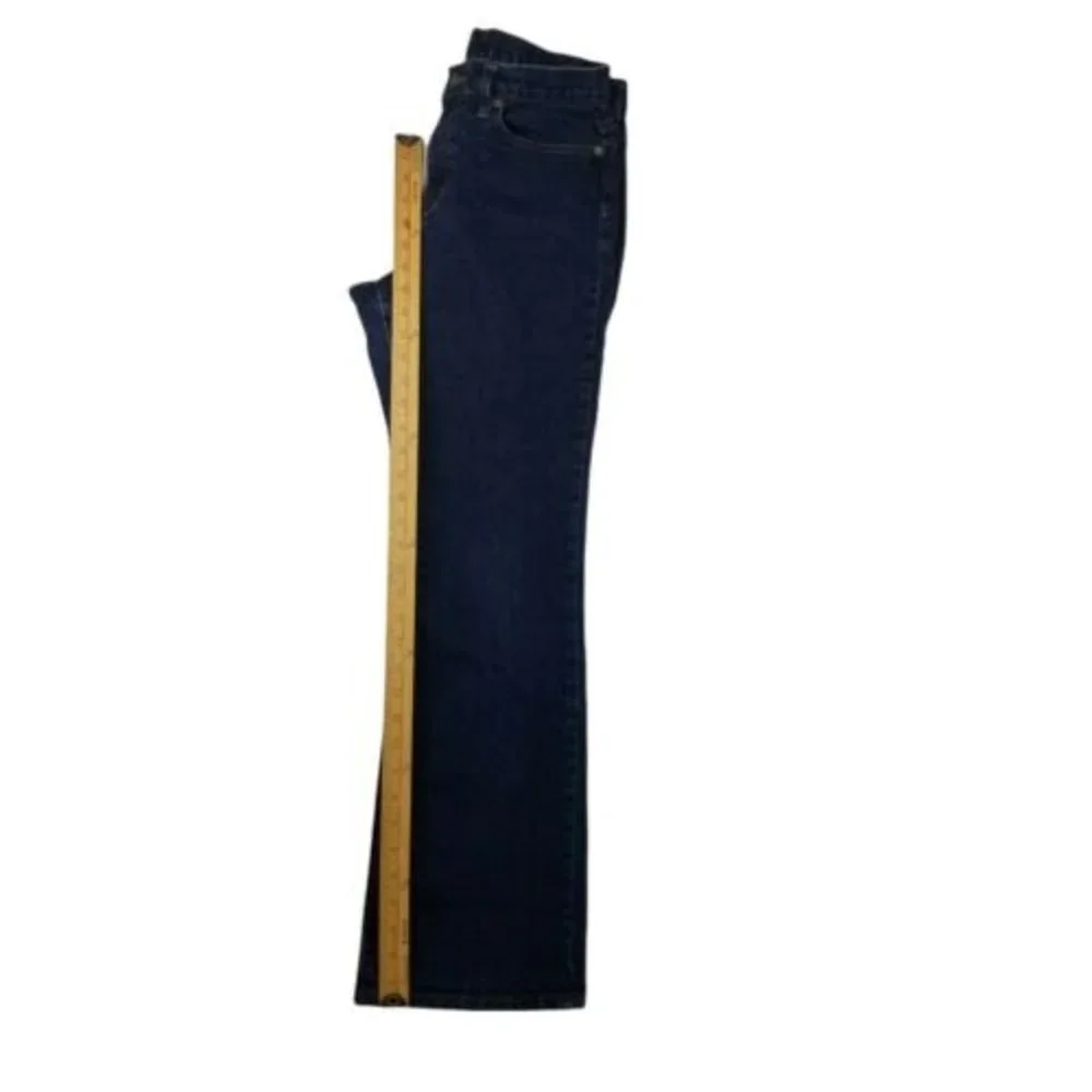 Polo Ralph Lauren Womens Sz 10 Boot Cut Jeans Blue Mid Rise Dark Wash W32 L29.5 - Picture 9 of 12